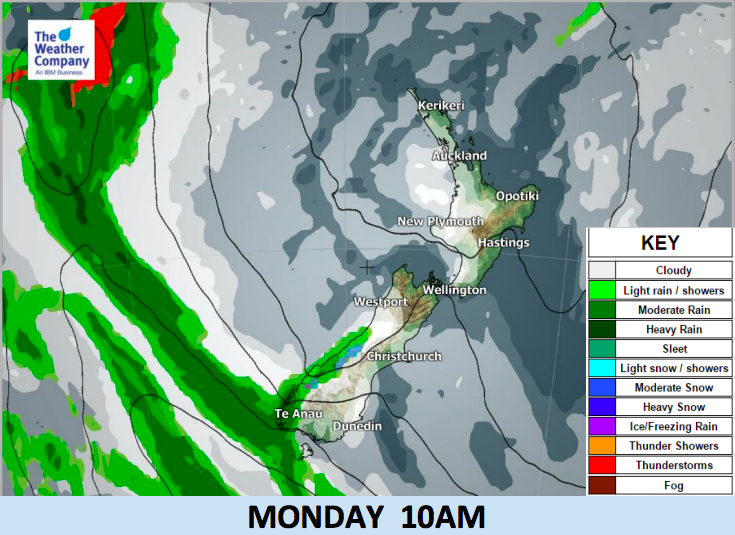 Big Tasman Sea low to linger all week, flirts off and on with NZ (+5 maps) WeatherWatch New Big Tasman Sea low to linger all week, flirts off and on with NZ (+5 maps) WeatherWatch New